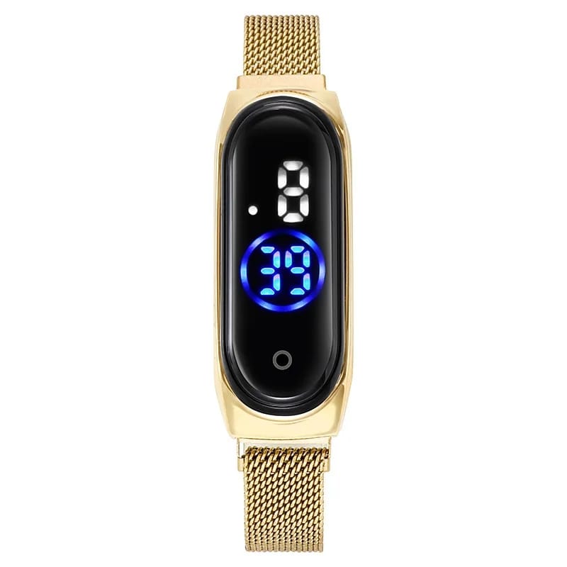 Gold 2024 led watch