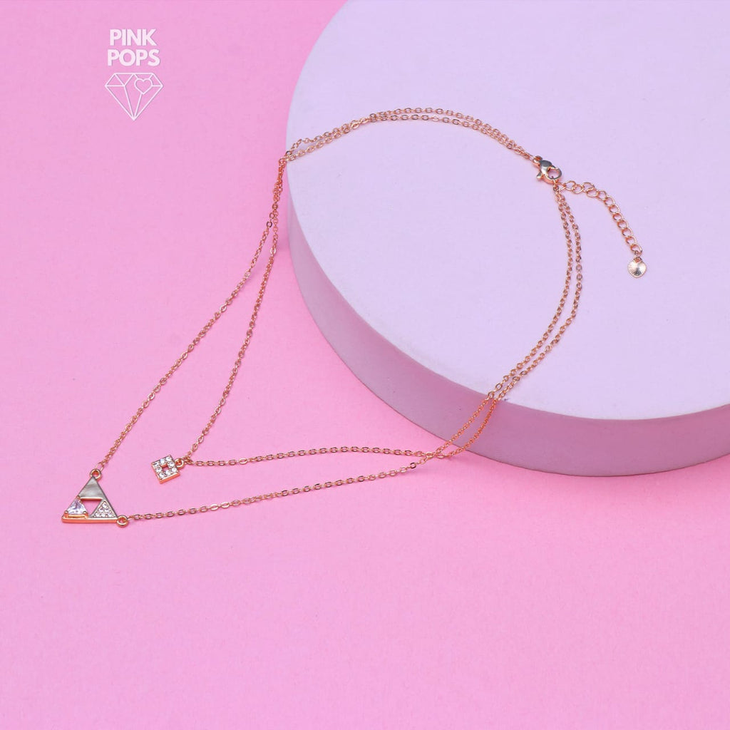 Stone Triangle Pendant
