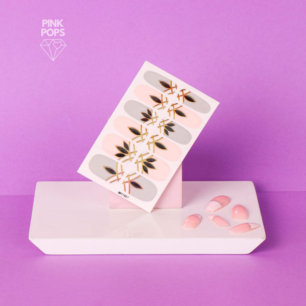Dreamy Leaf Nail Art Stickers