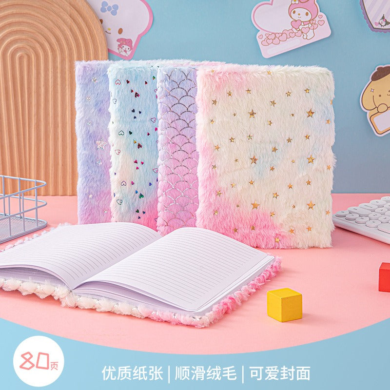 Premium Mermaid Fur Notebook – pinkpops.pk