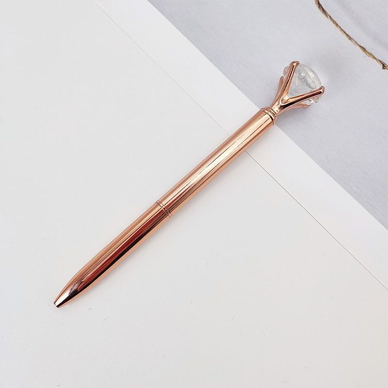 Diamond Metal Ball Pen – pinkpops.pk