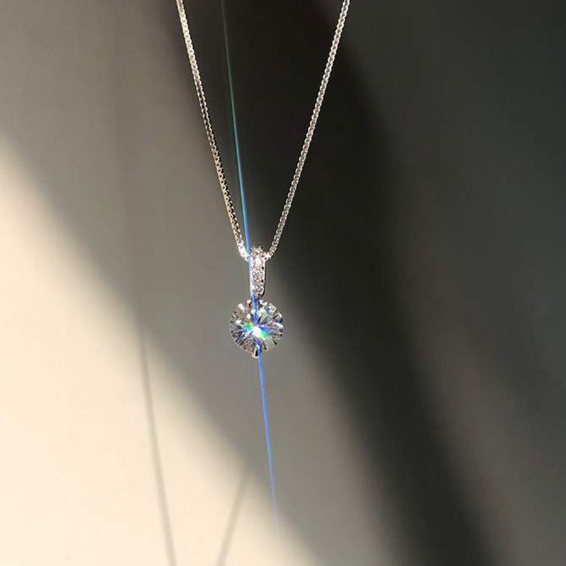 Large Faux Diamond Necklace