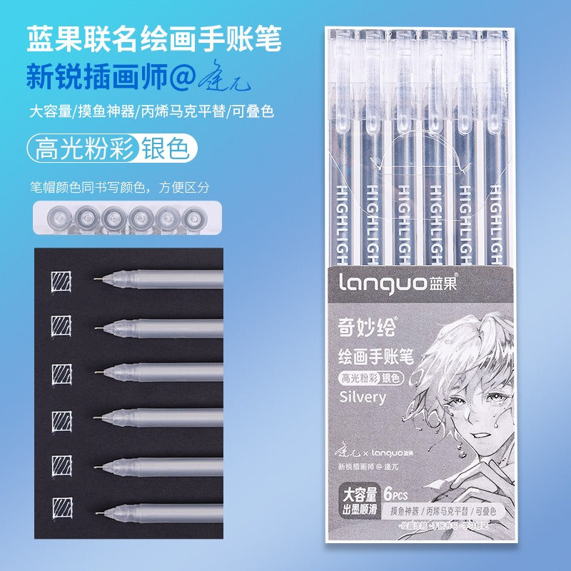 Silver Fineliner Painting Pen