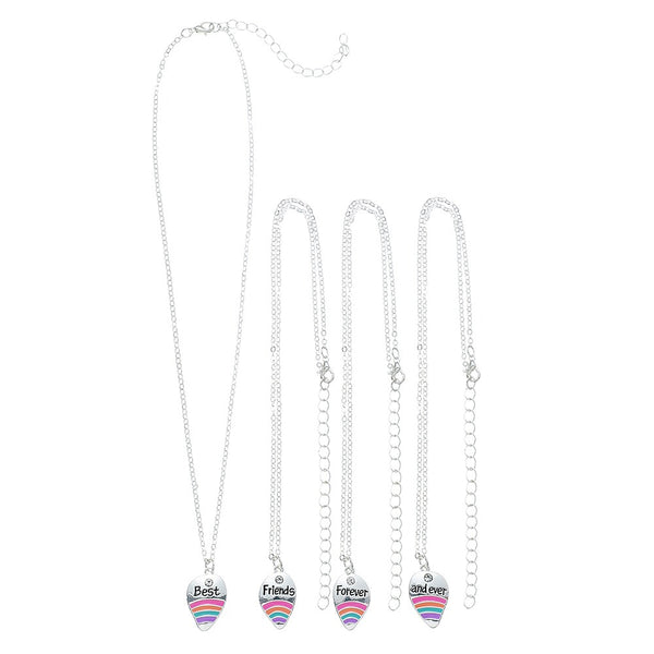 Rainbow Spear BFF Necklaces 4 in 1