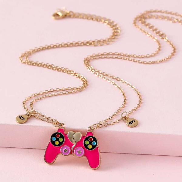 Gamer Remote BFF Necklaces 2 in 1