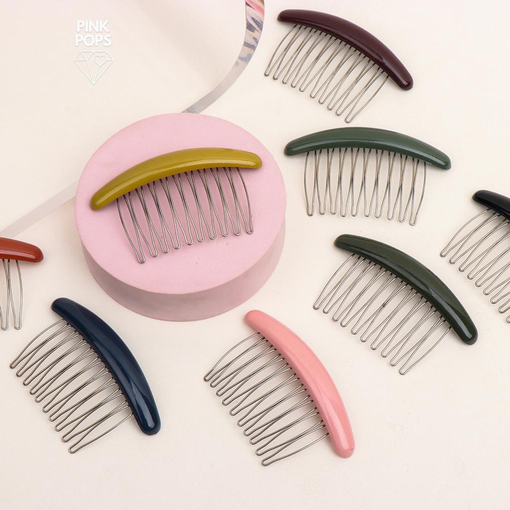 Acrylic Hair Comb Clips
