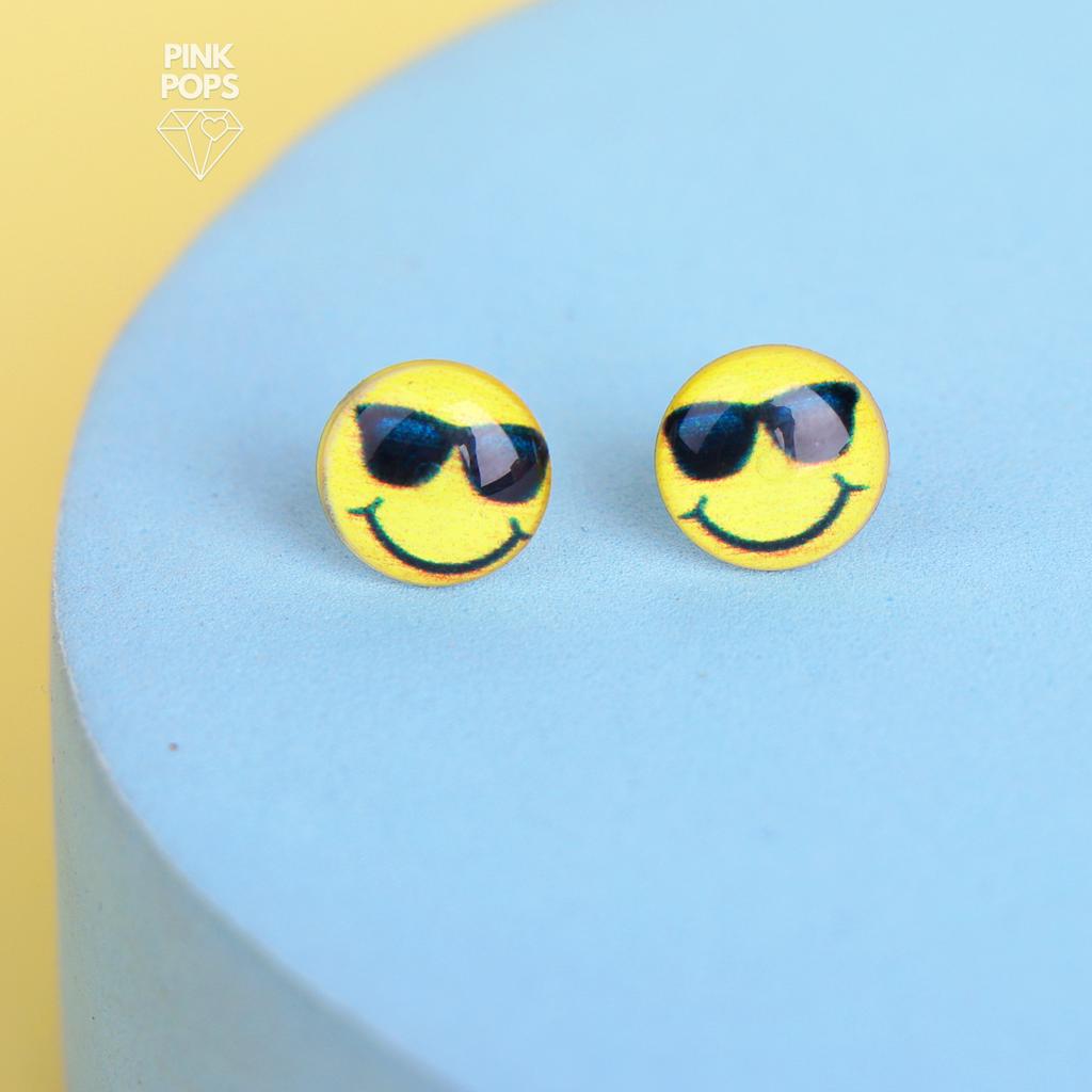 Funky Emoji Ear Studs