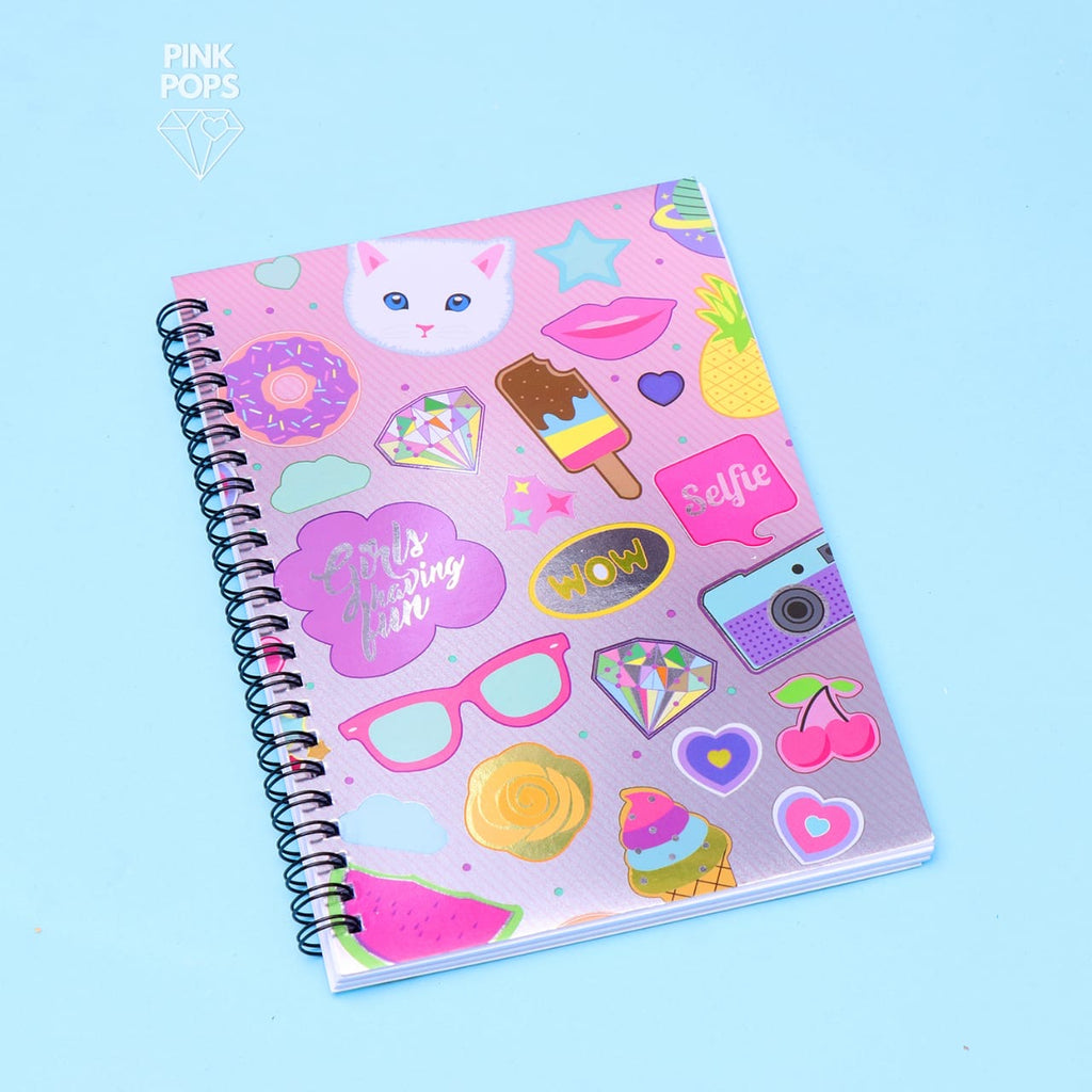 Glam Spiral Notebook