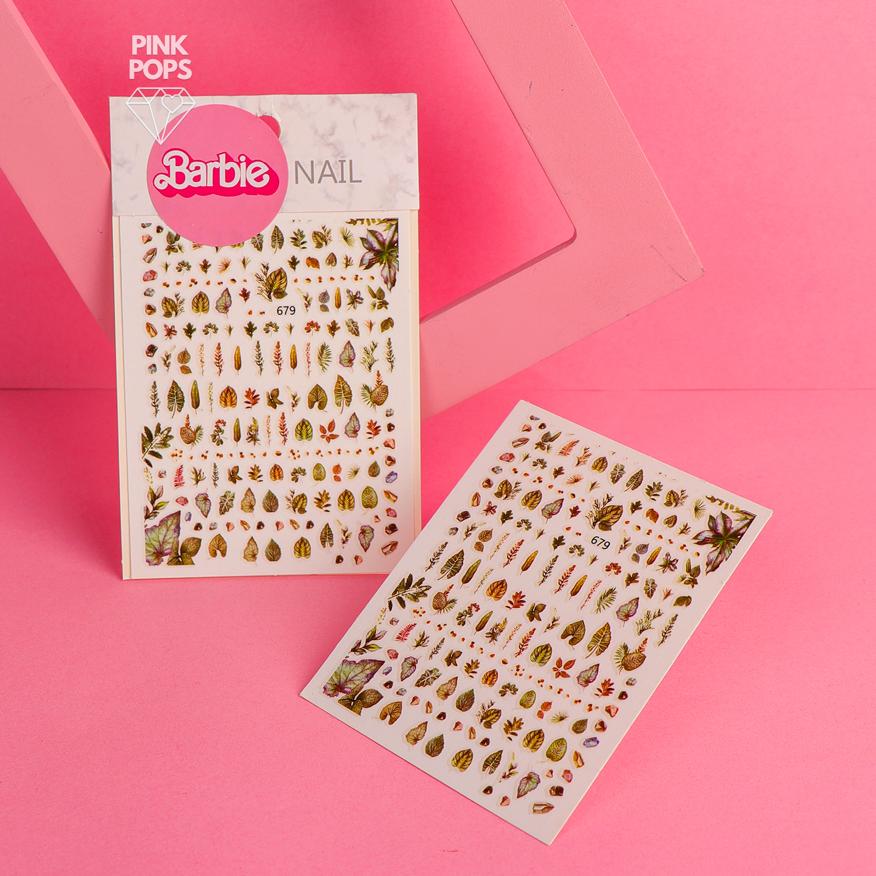 Barbie Leafy Nail Art Stickers