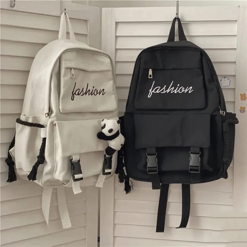 Black Fashion Backpack – - Main Image