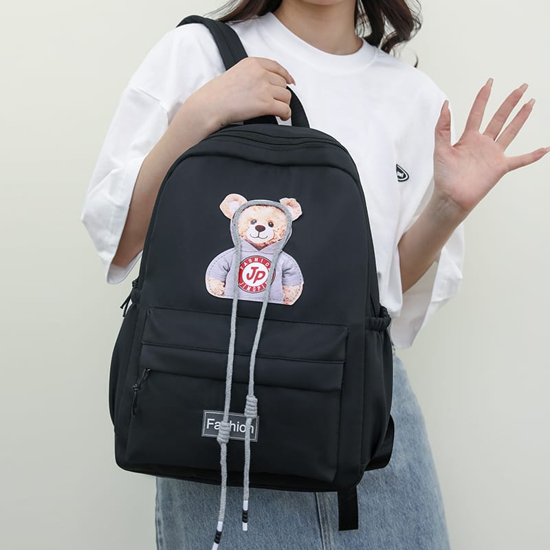 Jingpin Teddy Fashion Backpack pinkpops.pk