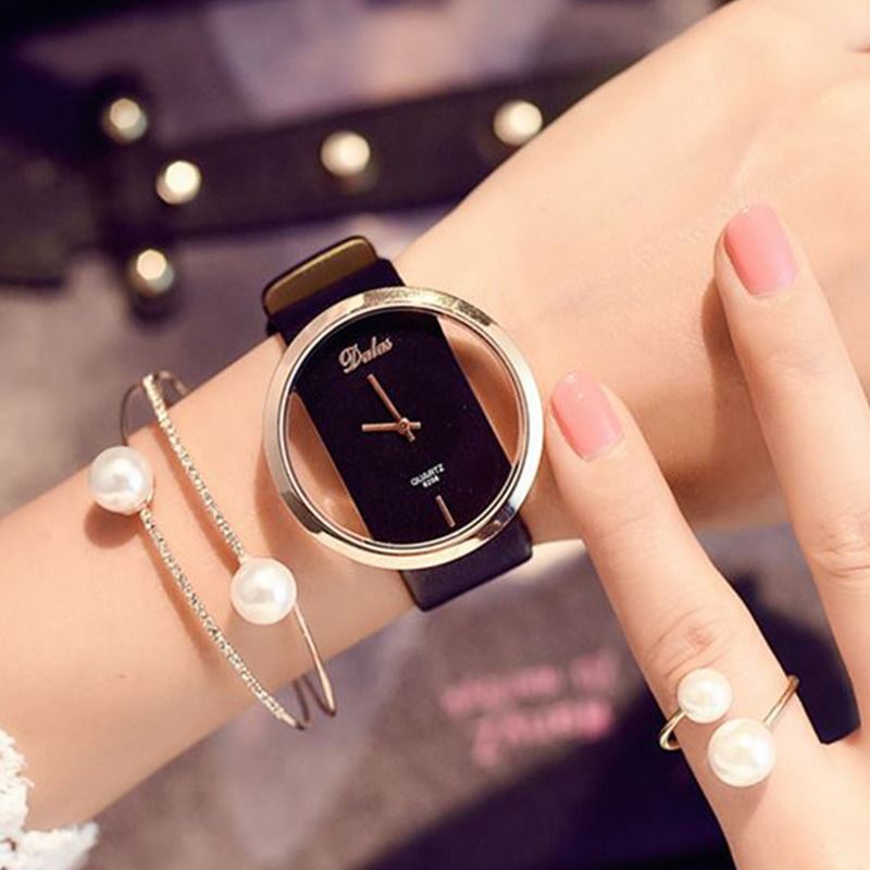 Girl Hand Stylish Watch Stylish Hand Watch For Girls Cheap Elegant Leather