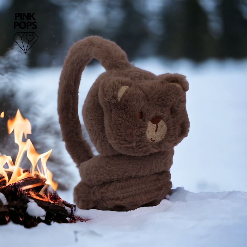 Adorable Warm Plush Bear Earmuffs