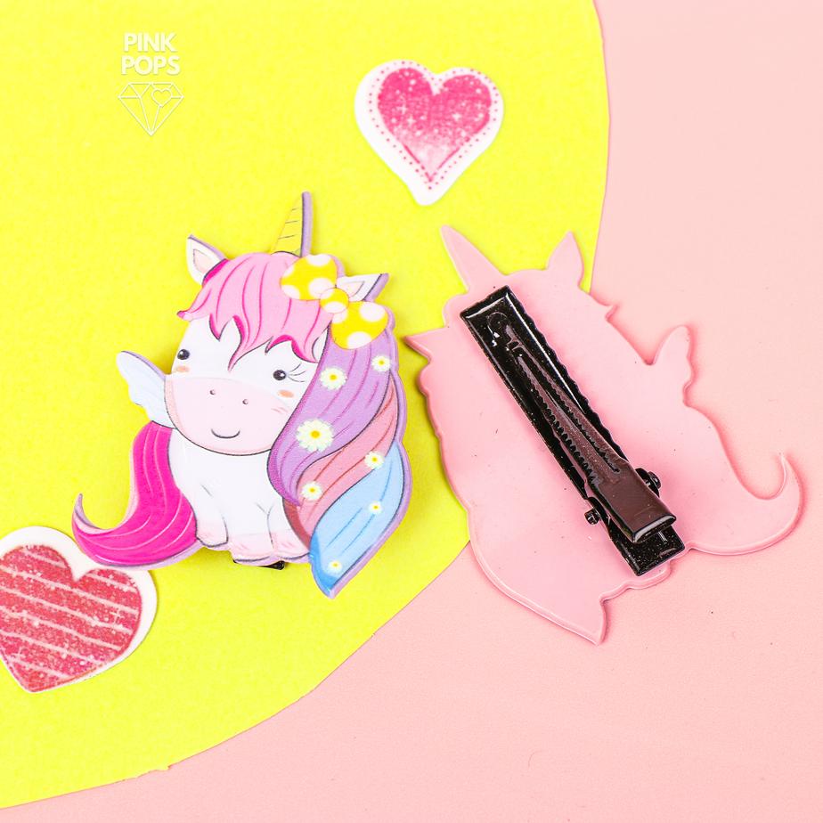 Endearing Unicorn Kids Hair Pin