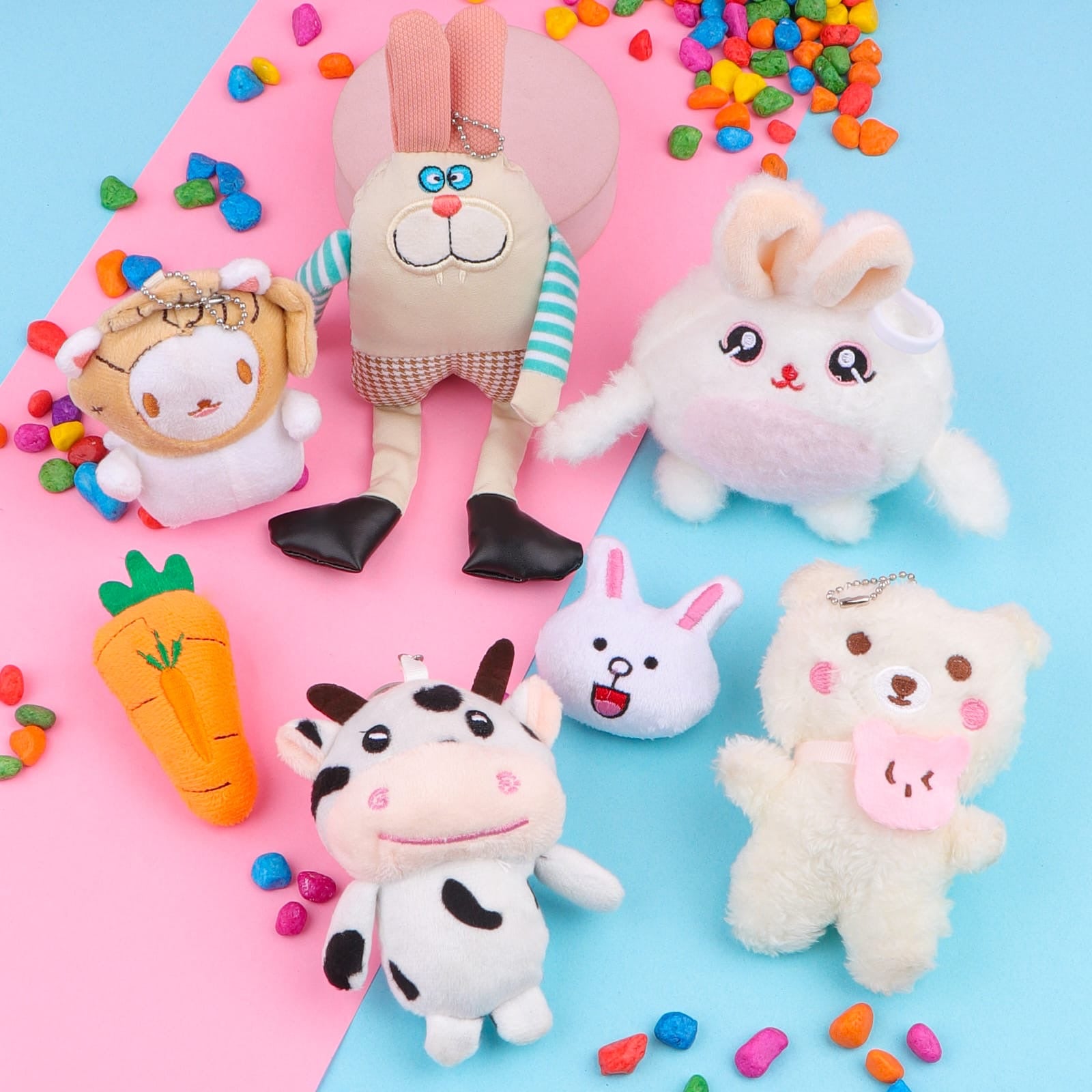 Adorable Stuffed Toy Key Chain – pinkpops.pk