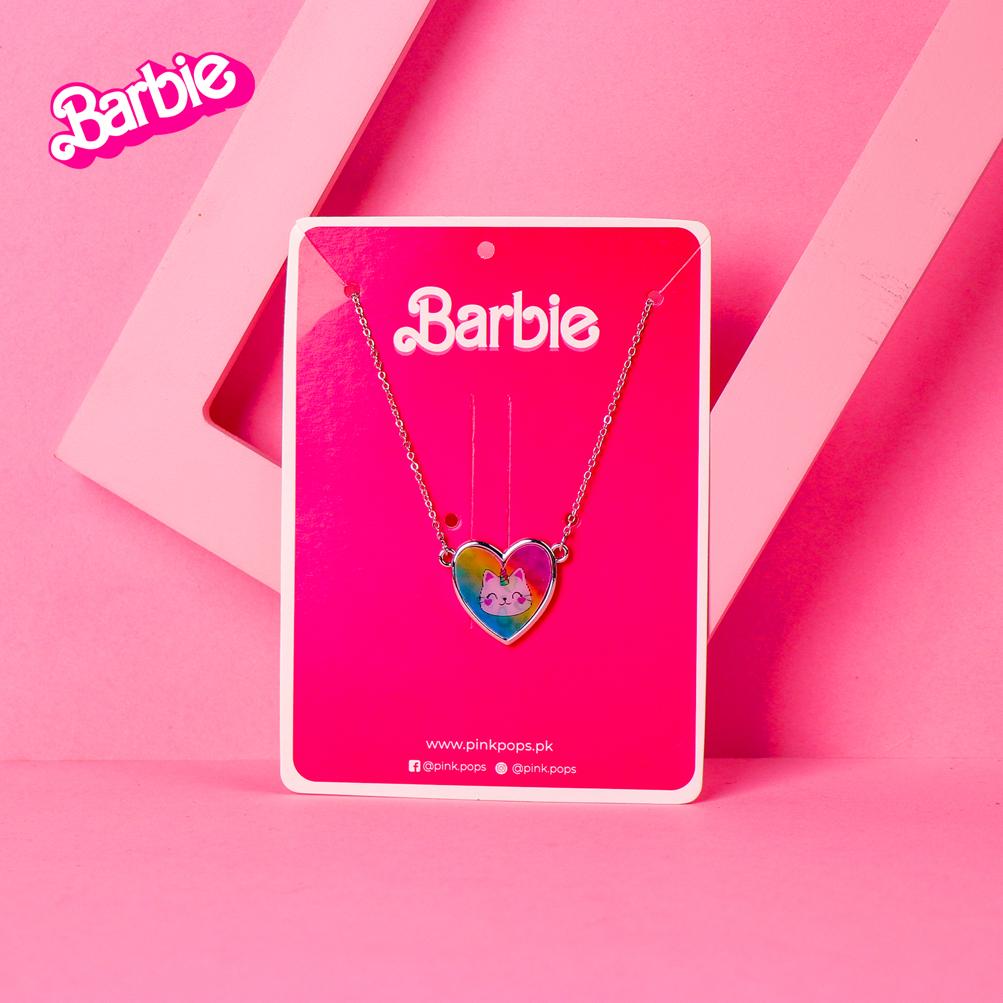 barbie cat pendant - women fashion - pink pops
