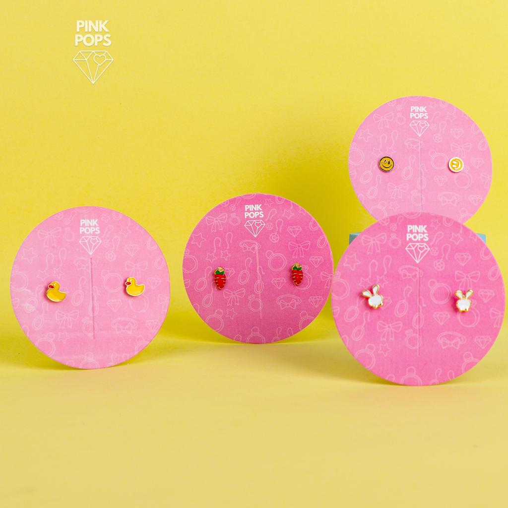 Cute Funky Smiley Ear Studs