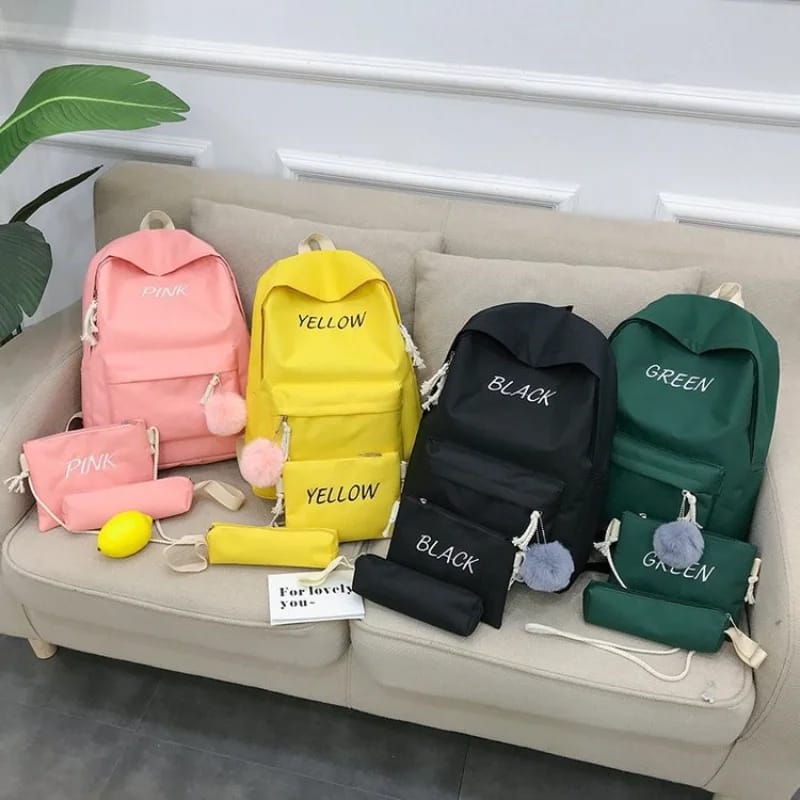 Endearing Colored Name Backpack