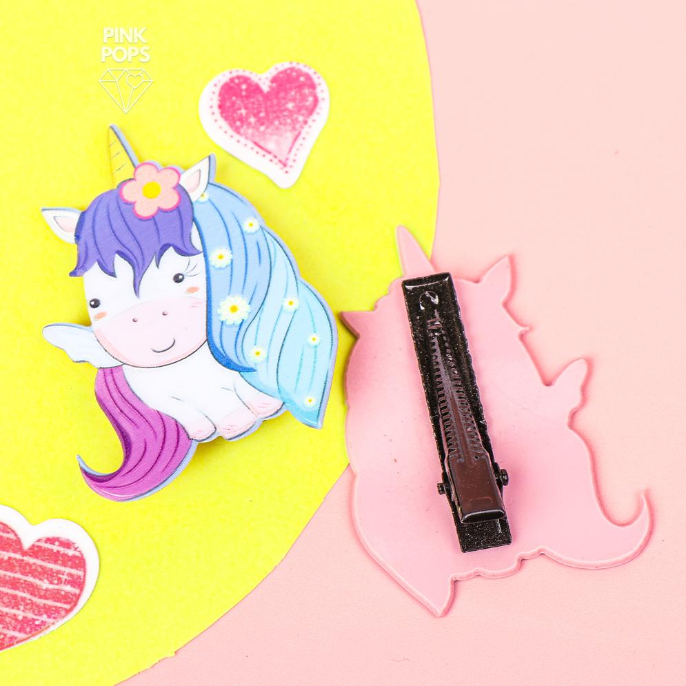 Endearing Unicorn Kids Hair Pin