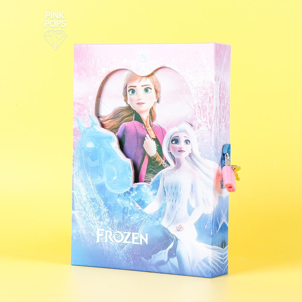 Frozen Hear Lock Notebook