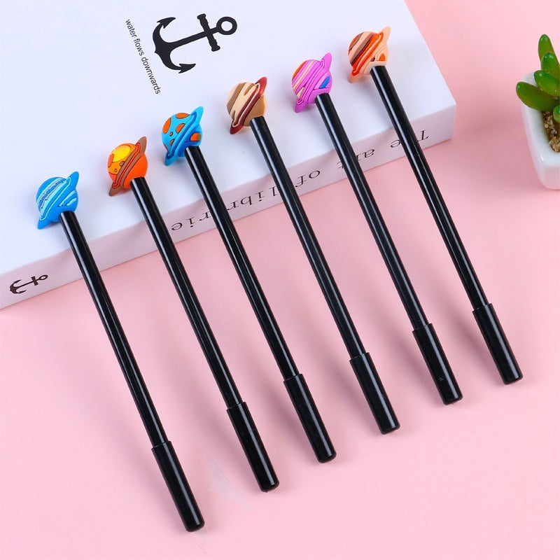 Planets Pen Galaxy Planet Gel Pen – pinkpops.pk