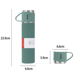 Stainless Steel Vacuum Thermal Flask Set – pinkpops.pk