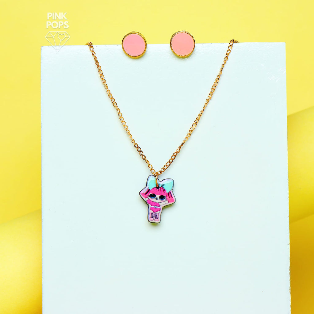 Cute Pink Lol Pendant