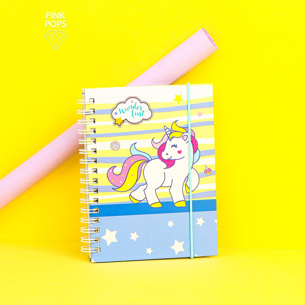 Sparkling Unicorn & Cactus Notebooks