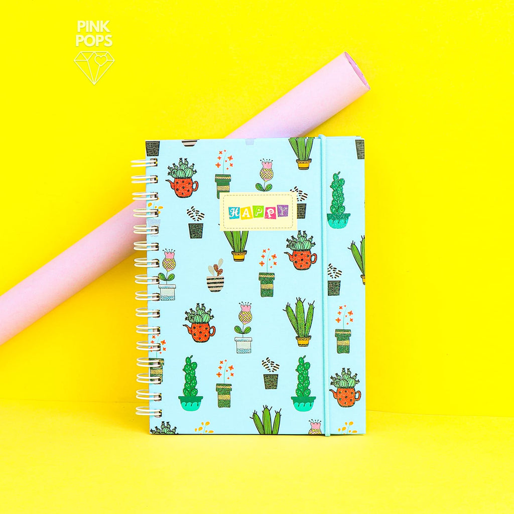 Sparkling Unicorn & Cactus Notebooks