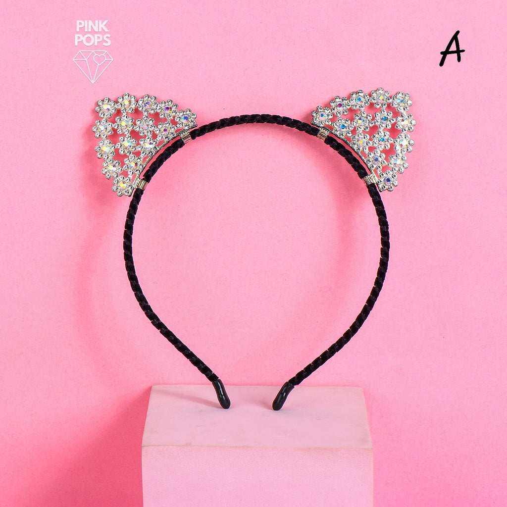 Stone Hair Rings Cute Design Metallic Stones Hair Bands – pinkpops.pk