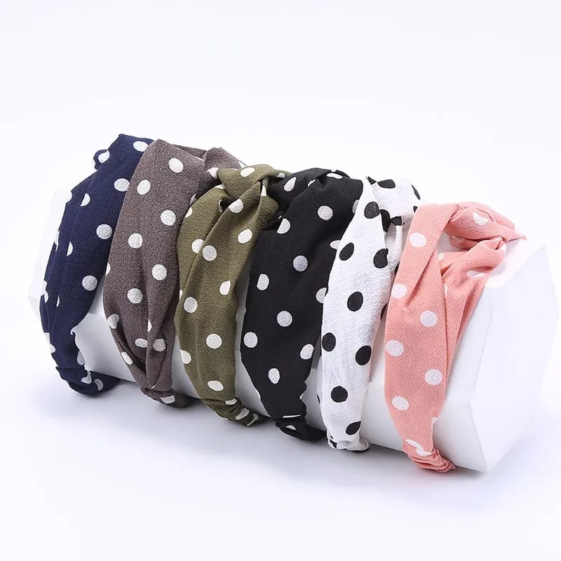 Cute Dotted Head Wraps