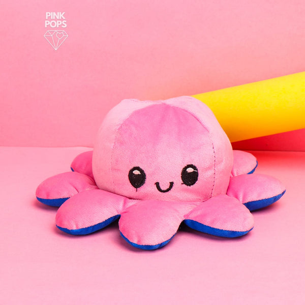 Pink & Blue Reversible Octopus Plushie