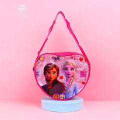 Cute Heart Elsa Frozen Purse pinkpops.pk