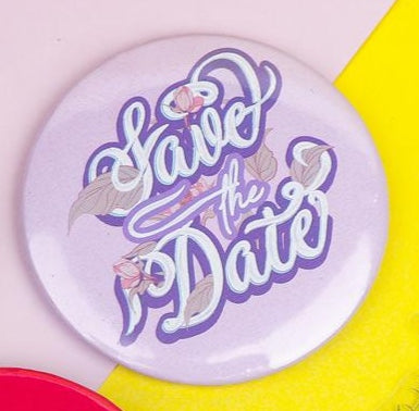 Save The Date Acrylic Pins