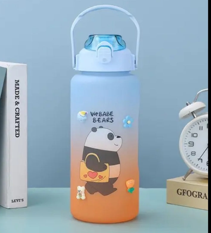 Gradient We Babe Bears Water Bottle - 2 Liters