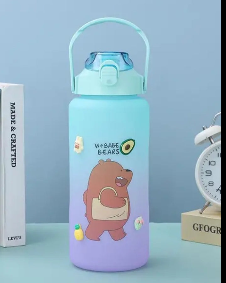 Gradient We Babe Bears Water Bottle - 2 Liters