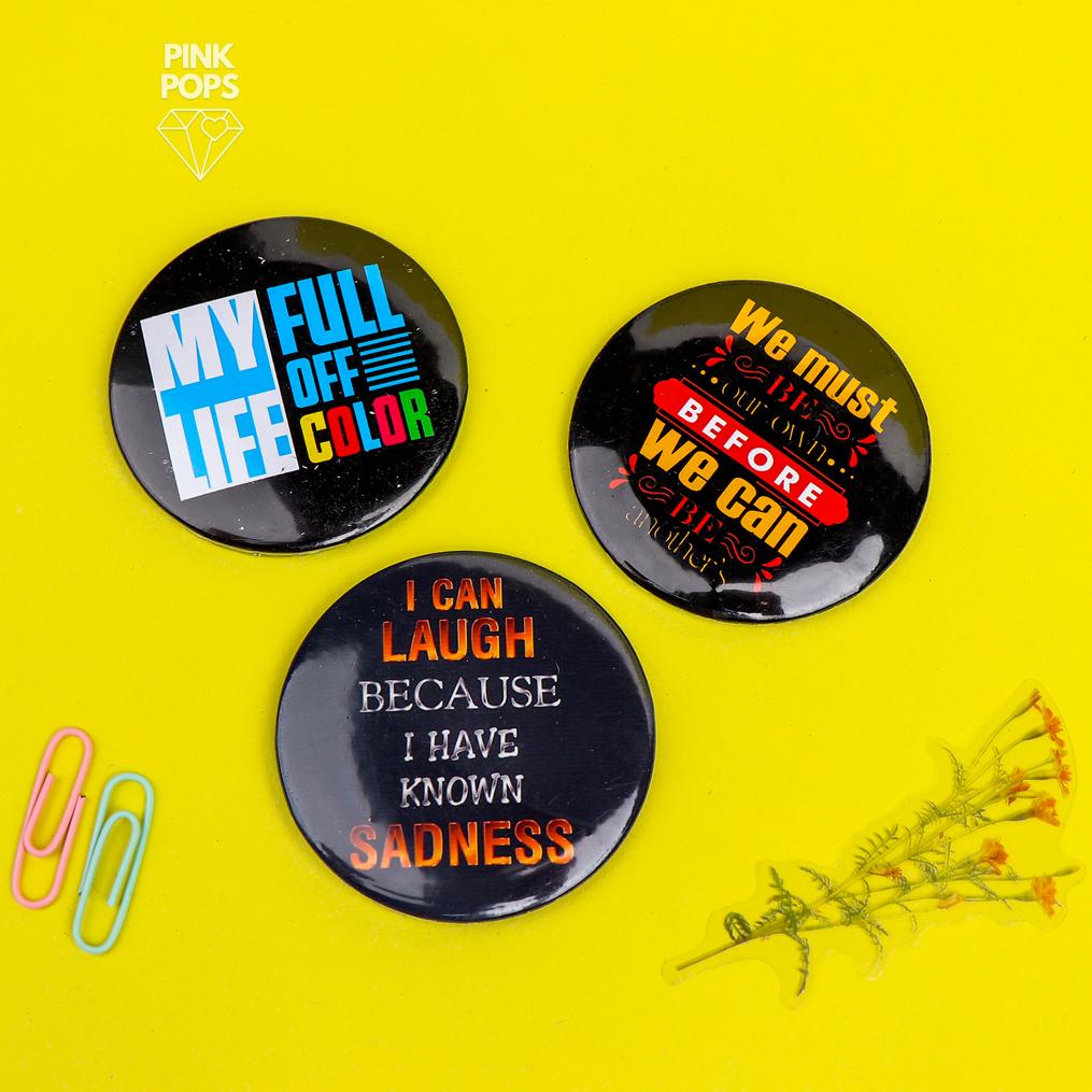 My Life Full Off Colors Acrylic Pins – pinkpops.pk