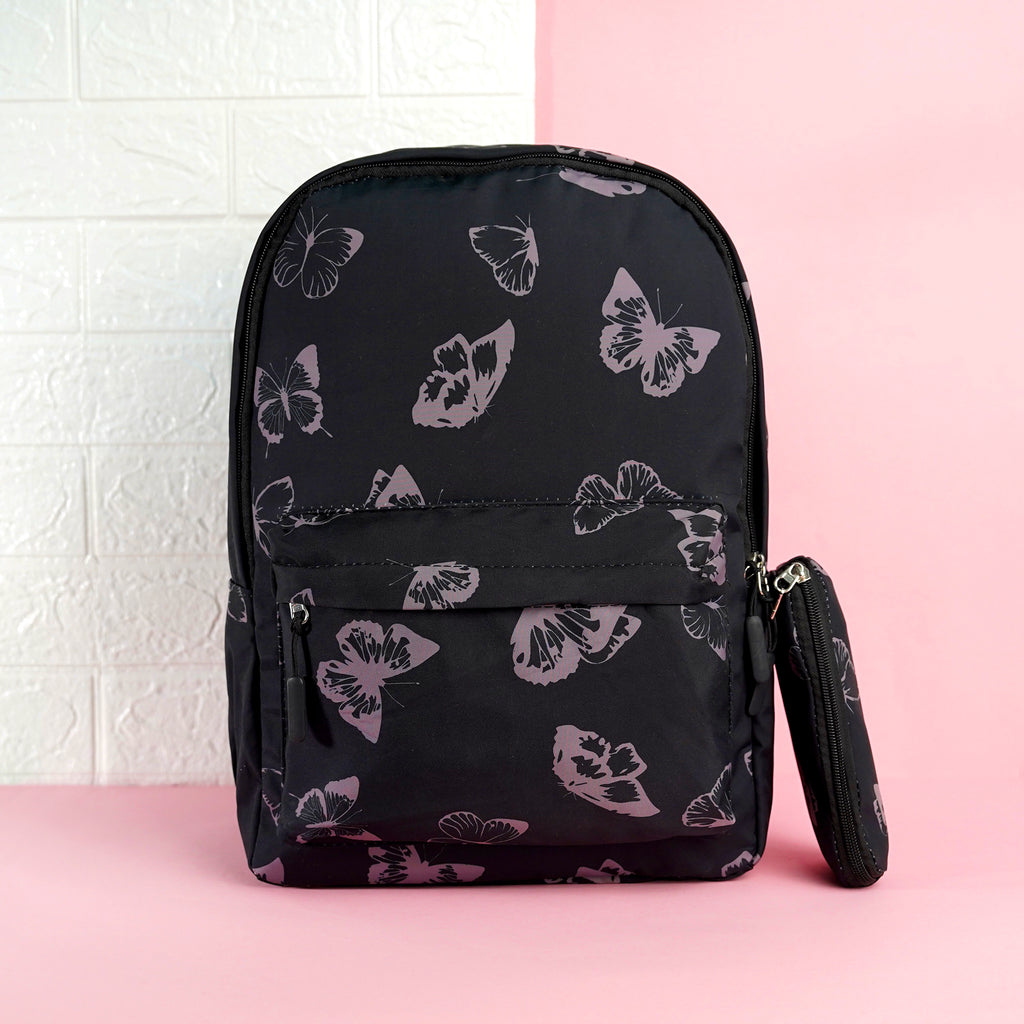 Black Butterfly Backpack