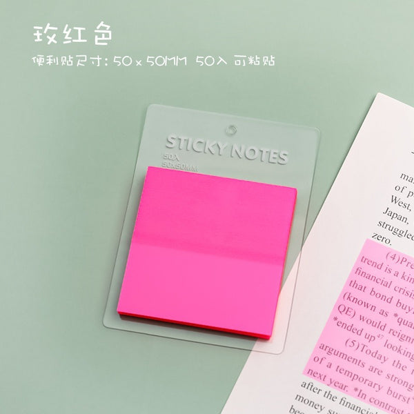 Square Transparent Sticky Notes