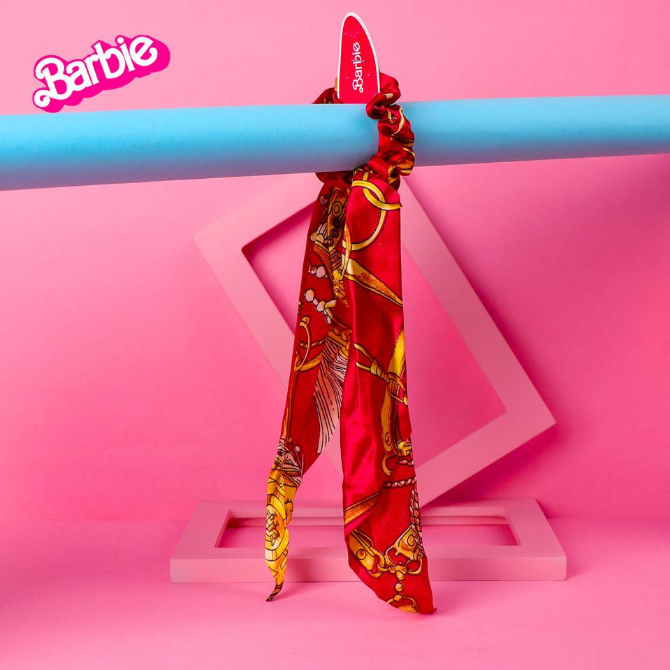 Silk Barbie Scarf Scrunchies