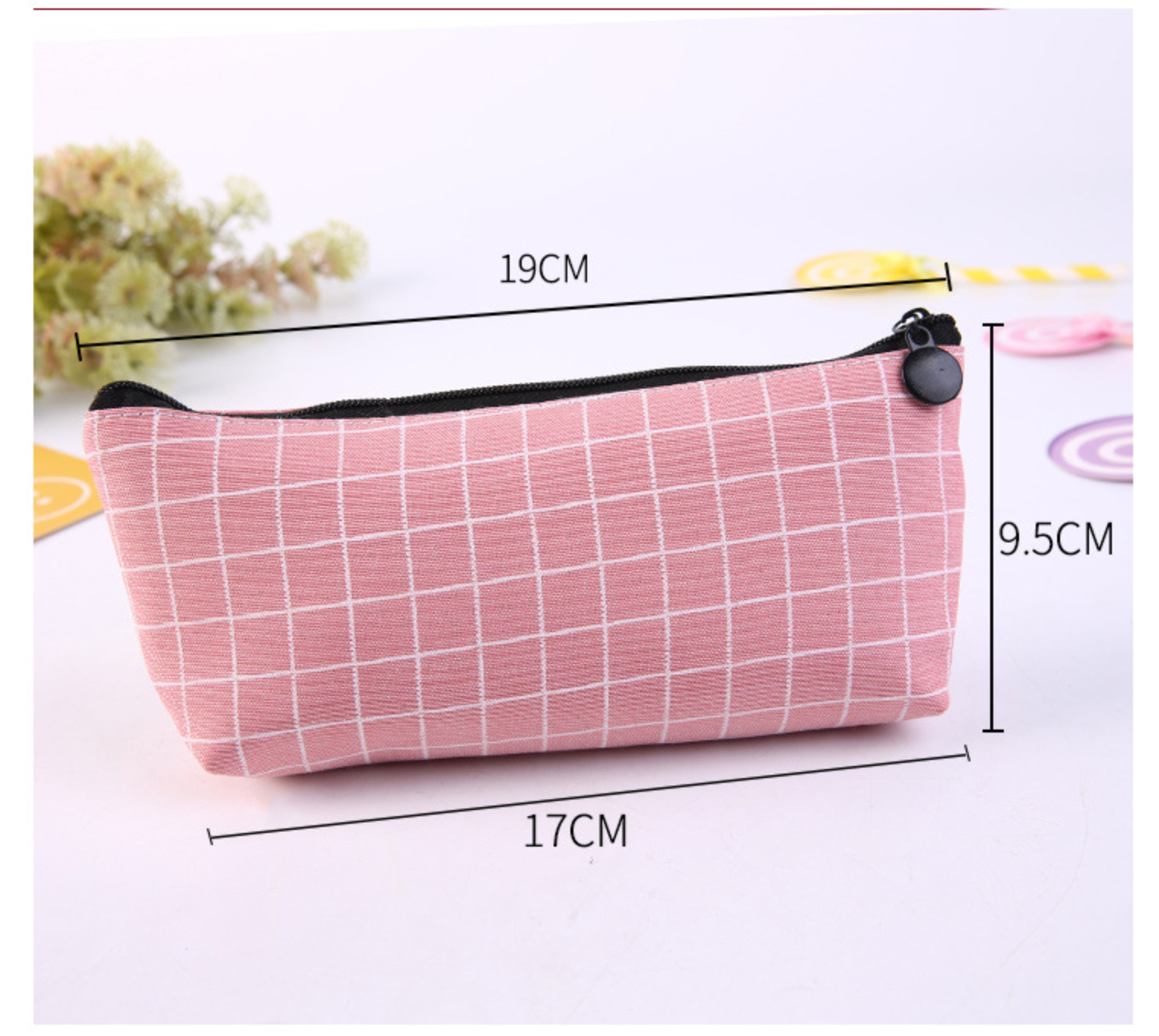 Check Design Stationery Pouch – pinkpops.pk