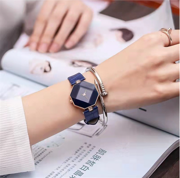 Hexagon Premium Watch with Bracelet