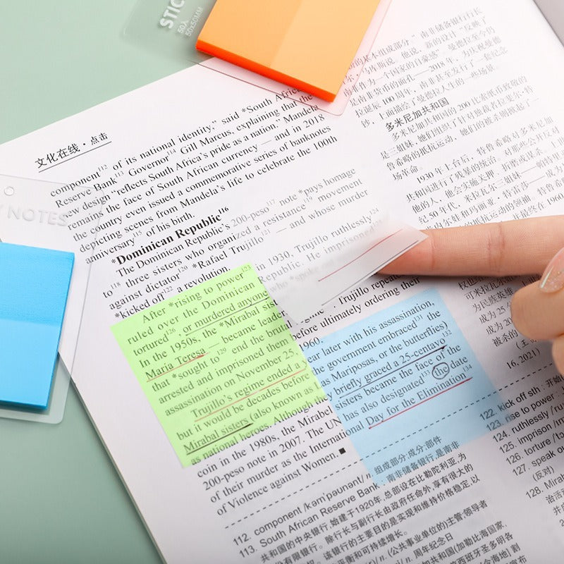 Square Transparent Sticky Notes – pinkpops.pk