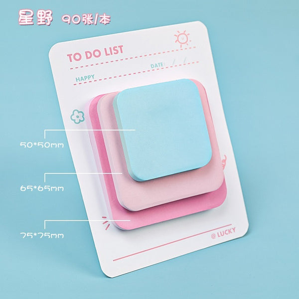 To Do List Stacked Sticky Notes