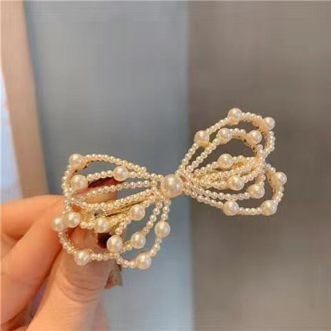 Korean Pearl Butterfly Hair Clips