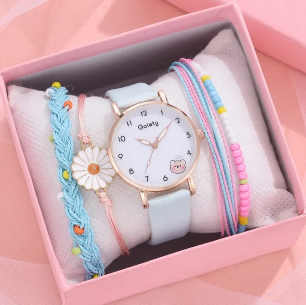 Cute Bear Wrist Watch