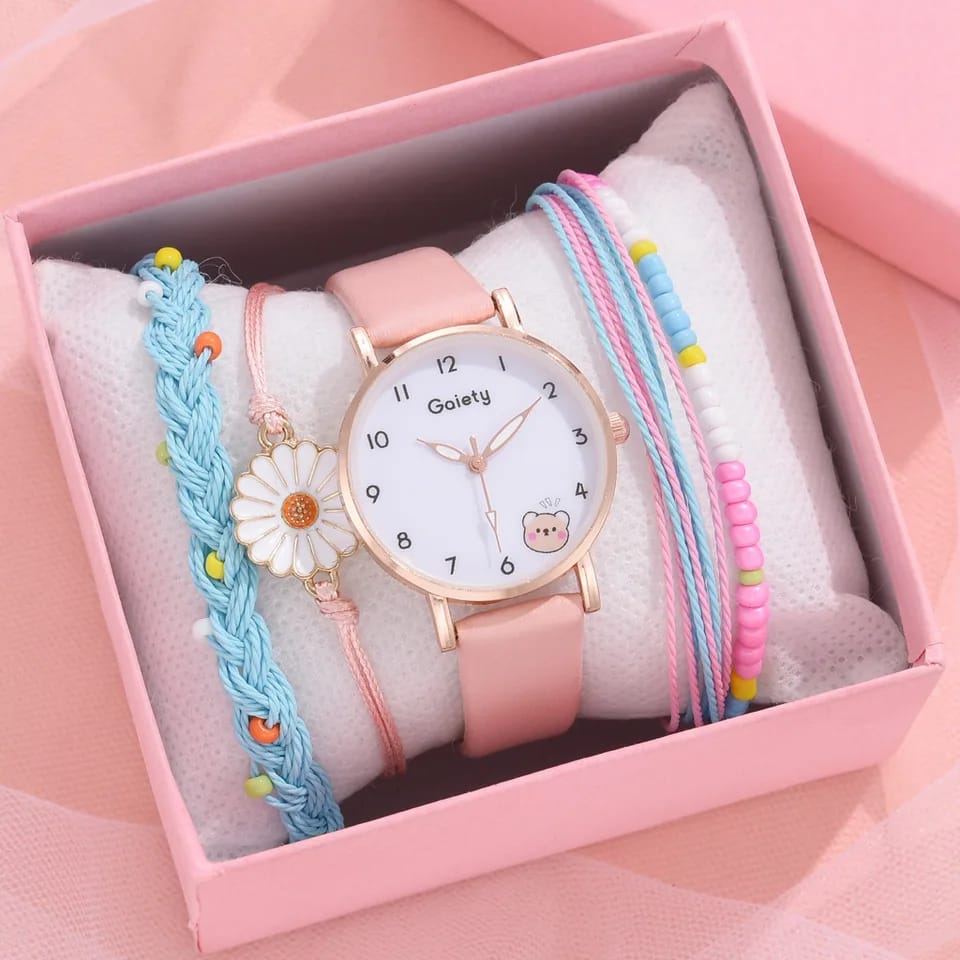 Cute Bear Wrist Watch