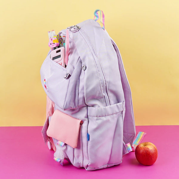 Purple & Peach Lisinuo Backpack