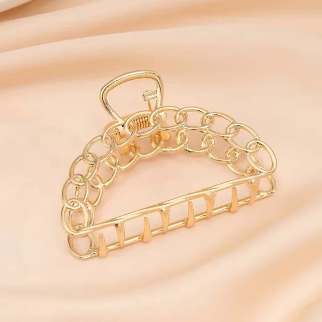 Golden Chain Hair Claw