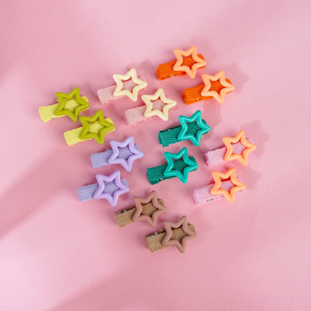 Star Hair Clip Pair